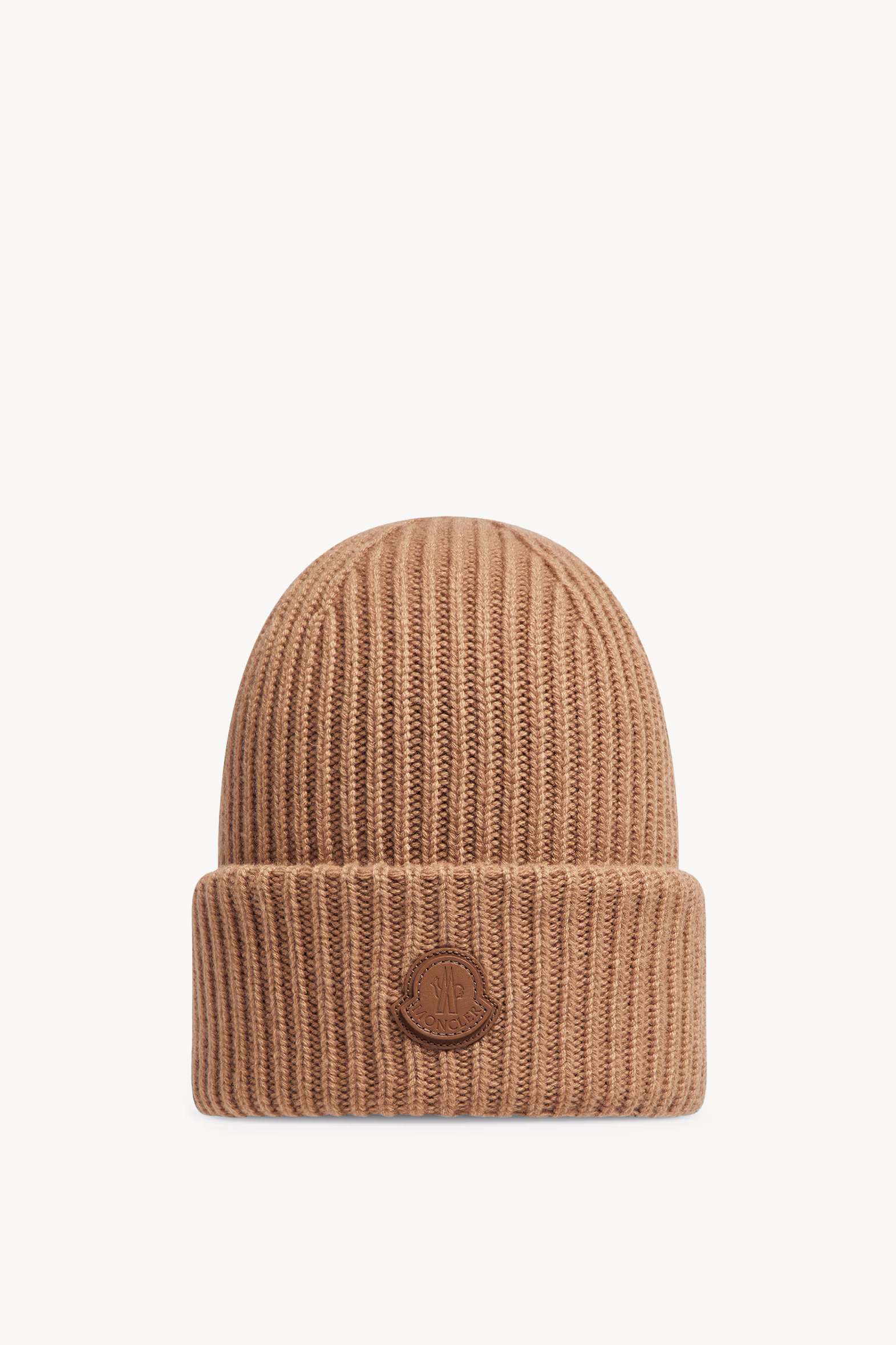 Bonnet en cachemire Hommes Beige Moncler